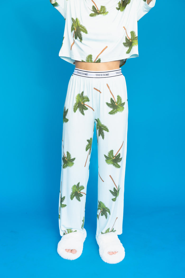 Pantalon Pyjama Évasé "TREESOME"