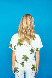 Pajama Crop Top "TREESOME"